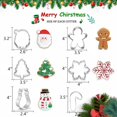 thumbnail image 2 of 6 Piece Christmas Cookie Cutter Holiday Cookie Cutter Shapes For Baking, 2 of 5
