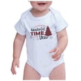 thumbnail image 2 of 7 ate 9 Apparel Kids Merry Christmas Shirts - Most Wonderful Time of The Year - White Onepiece 12-18 Months, 2 of 6