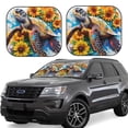 thumbnail image 1 of Fotbe Sunflower Turtle Juego de 2 Piezas de Parasoles para Parabrisas | Bloqueador Solar para Auto | Accesorios Plegables para Protección Solar Interior-Medium, 1 of 6