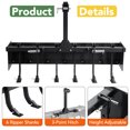 thumbnail image 2 of 55" Heavy Duty Box Blade for Tractor – 3 Point Hitch Attachment – Professional Box Scraper, CAT-0 & CAT-1 Compatible – Perfect for Lawn Tractors and Landscaping – Black, 2 of 7