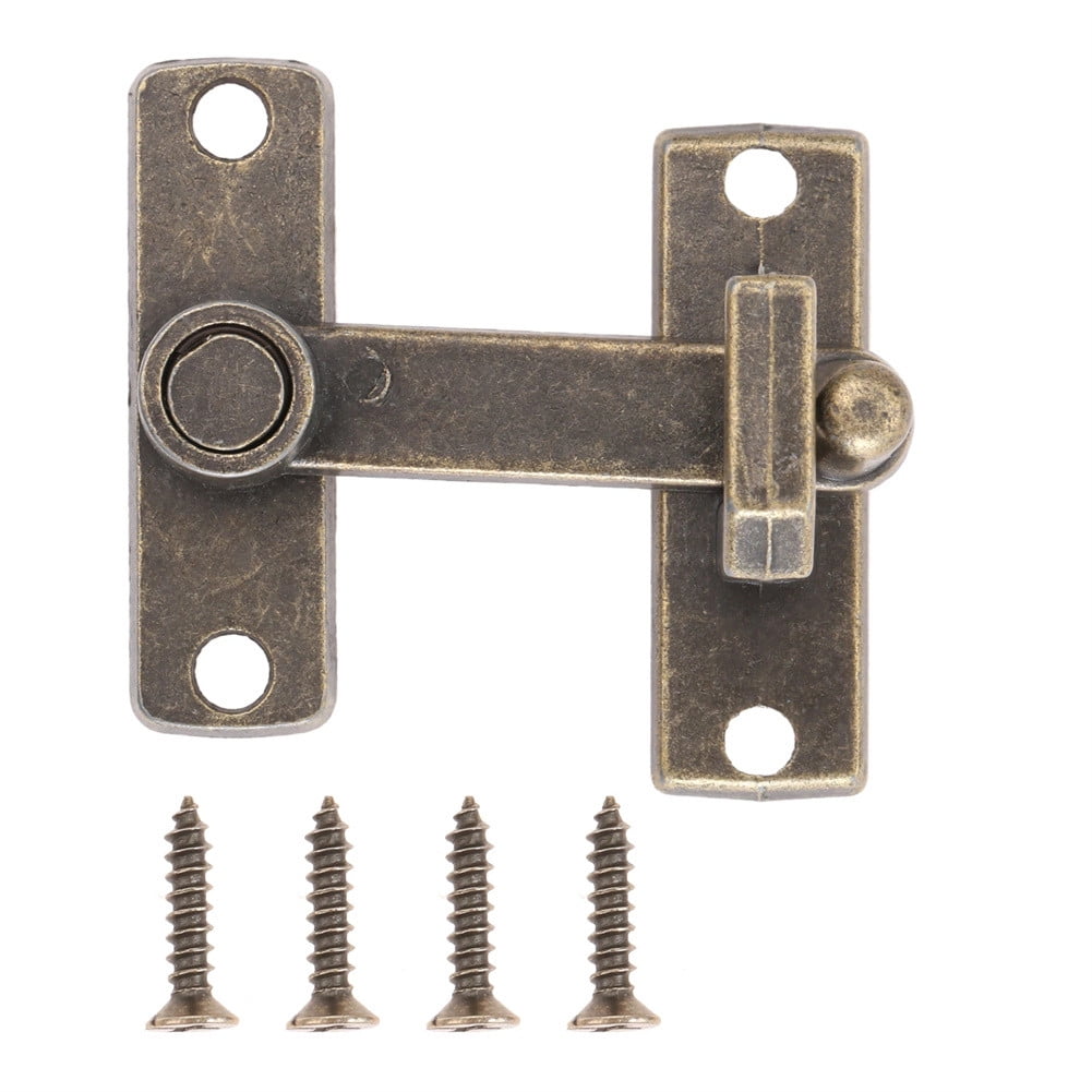 BESHOM Bronze Guard Latch Bolt With Screws Sliding Door Lock Handle
