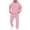 /A81Pink548, variant on MEZZALL Men Long Sleeve Hooded Sweatshirt Jogger Winter Fall Tracksuit With Pockets Comfortable Athletic Casual Outfit Clothes Sets Leisure Clothing