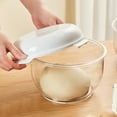 thumbnail image 4 of Dough Fermentation Container Transparent Pizza Bread Proofing with Lid Non Stick Easy Clean Kitchen Bakeware, 4 of 7