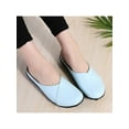 thumbnail image 4 of Rotosw Ladies Flats Slip On Mules Closed Toe Clogs Lightweight Comfort Casual Shoes Walking Fashion Slides Light Blue US 4, 4 of 4