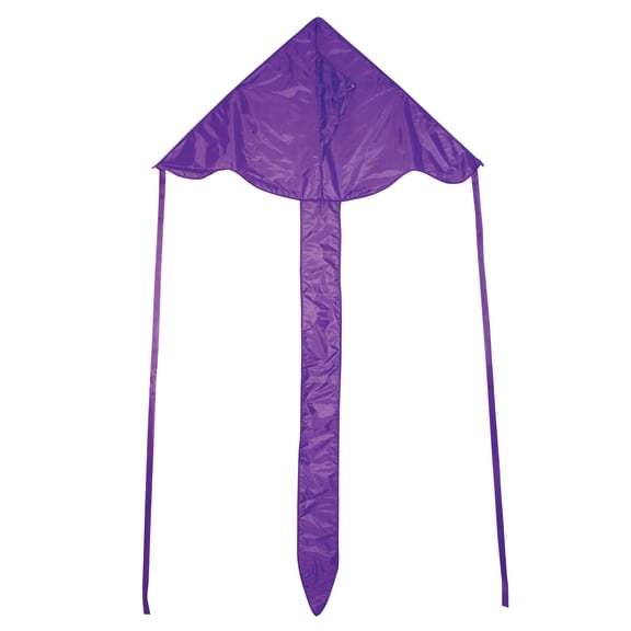 In the Breeze 3213 — Purple 43 Inch Fly-Hi Kite - Single Line - Ripstop Fabric - Includes Kite Line and Bag