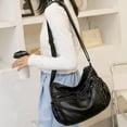 thumbnail image 3 of Bolso cruzado Sunnimix de piel sintética para mujer negro, 3 of 8