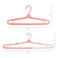 thumbnail image 2 of Unique Bargains Extra Large Plastic Adjustable Shoulder Clothes Hangers 10 Pcs Pink, 2 of 6