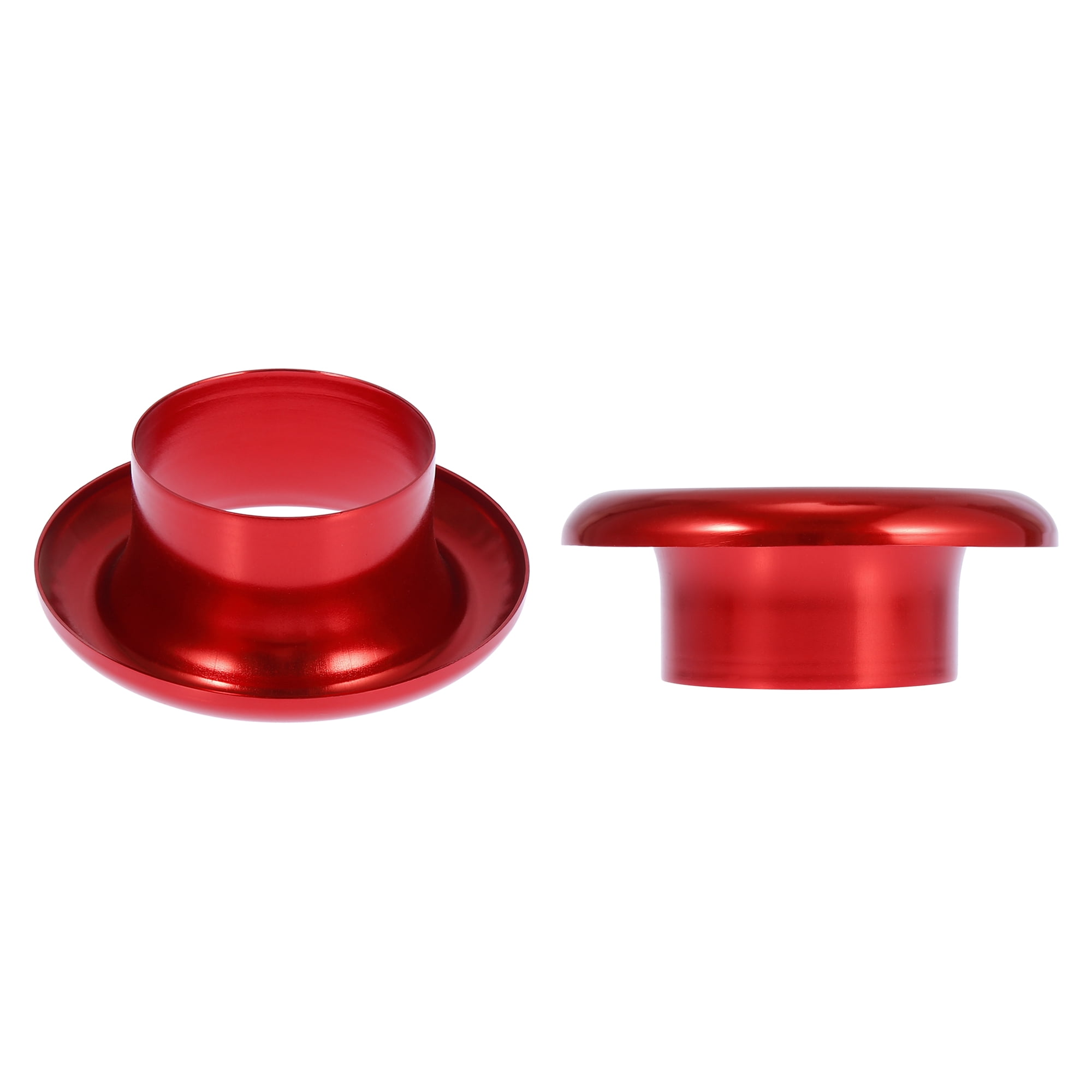 Unique Bargains 4inch Bellmouth Velocity Stack Adapter Turbo Air Intake Cover Red