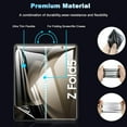 thumbnail image 2 of [6 in 1] for Samsung Galaxy Z Fold 5 Privacy Screen Protector, 2X Tempered Glass Front Film + 2X Inside Flexible Film + 2X Camera Lens Protector Case Friendly Protective Accessories, 2 of 3