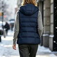thumbnail image 3 of Women's Cropped Puffer Vest winter Lightweight Quilted Jacket Vest Sleeveless Stand Collar Zipper Coats with Pockets, 3 of 7