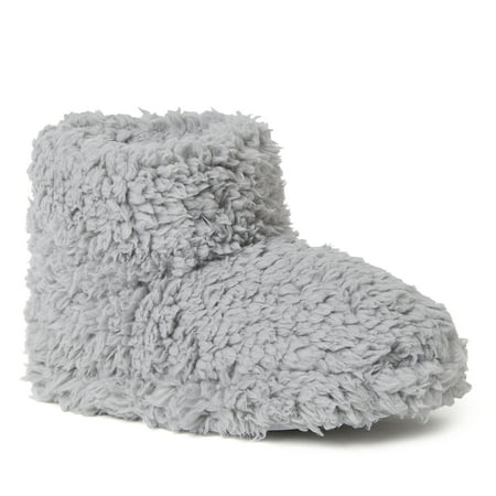 Dearfoams Kid's Tate Pile Bootie Slipper