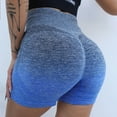 thumbnail image 5 of HomeGardon Shorts for Women Women Butt Lifting Booty Shorts 5" Seamless High Waisted Workout Shorts Scrunch Butt Lifting Short Gym Contour Cycling Biker Shorts Faded Color S-L, 5 of 5