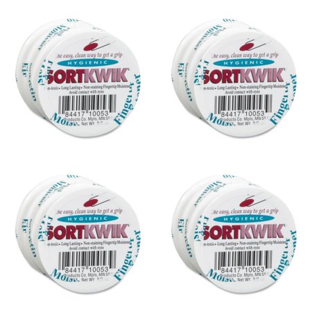Lee Sortkwik Fingertip Moistener, 3/8 Oz, 3 Pack (S10053)