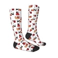 thumbnail image 3 of Haiem Cute Cat And Christmas Gift Socks, Funny Novelty Crazy Design Cotton Socks Sports Socks Knee High Socks For Men, Women,1Pairs - Gift For Working Friends, 3 of 9