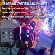 PHYHOO Automatic Spot Welder Pulse Argon Arc Welding Machine Jewelry Welder 110V Spot Welder for Jewelry Welding