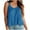 Blue, variant on RYRJJ Women's Sparkle Sequin Tank Tops Sparkly Camisole Glitter Club Party Shirts Flowy Vest Dressy Going Out Tops(Silver,L)