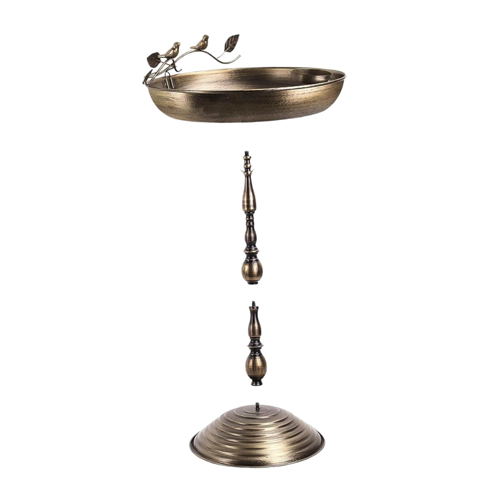 simhoa Metal Bird Bath Bowl 26 inch Heavy Duty Bird Feeder for Garden Outdoors Yard