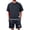Dark Gray, variant on Mens 2 Piece Short Set Matching Drawstring Baggy Shorts Sets Casual Summer Outfits