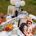 thumbnail image 6 of Picnic Blankets, Boho Picnic Mat for Waterproof Foldable, 79x79 Extra Large Thick, Sandproof Oversized Outdoor Mat, for Parties, Camping, Park, Travel, Grass Gifts, 6 of 6