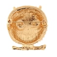 thumbnail image 3 of Insignia de cristal Broche ramo de novia de boda Búho dorado Sunnimix Broche de aleación vintage, 3 of 8
