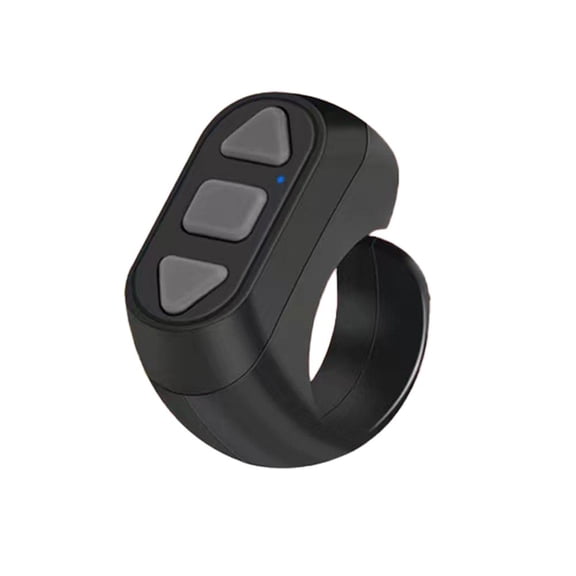 Bluetooth Fingertip Remote Controller for Mobile Phones with 5.0 Connectivity, Up to 10-Meter Range, Suitable for Selfies, Page Reading, and Short Videos, Made of ABS and Lithium Battery