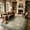 Light Green, variant on Lahome Decor 8'x10' Floral Area Rug for Living Room ,Area Rug 8x10ft ,Non Slip Machine Washable Rugs ,Vintage Rug Low Pile Boho Bird Rug for Bedroom Dining Room Office Farmhouse,Dark Green