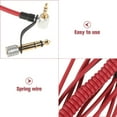 thumbnail image 3 of WHAMVOX Electric Guitar Cable 3.5mm to 6.5mm Copper Connector for Guitar Amplifier Audio Cable, 3 of 8