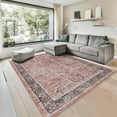 thumbnail image 3 of GLN Rugs Babylon - Indoor, Machine Washable Area Rug 6'x9' Turkish Terra Home Carpet, 3 of 7