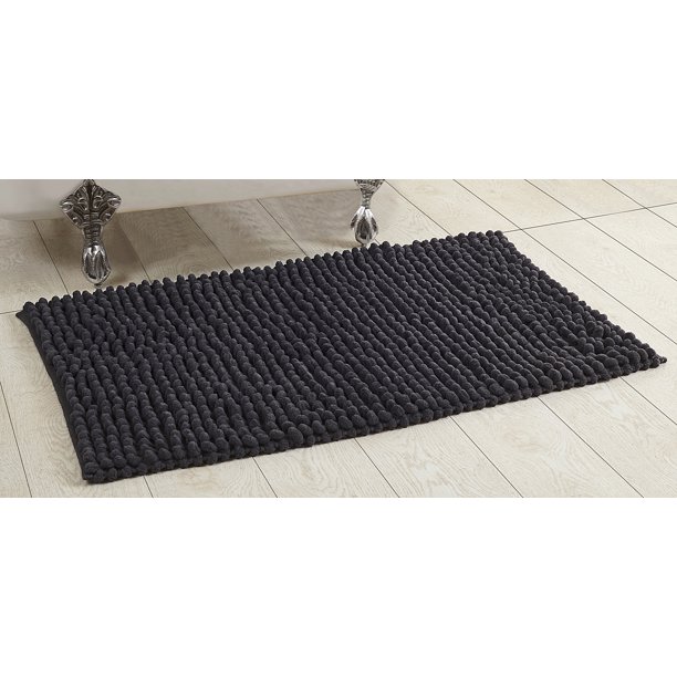 Better Trends Noodle Tufted Bath Mat Rug 100 Micro Polyester, 27" x 45