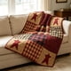 thumbnail image 5 of Independence Day Star Plaid Print Flannel Blanket, 5 of 6