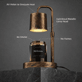 thumbnail image 2 of MEHOOM Vintage Metal Candle Warmer Lamp, with Dimmer and Timer &  2 Bulbs, Gifts for Bedroom Living Room, 2 of 12