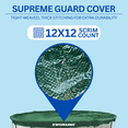 thumbnail image 3 of Swimline Hydrotools Supreme Guard Winter Cover for 15' Above Ground Round Pools, 3 of 6