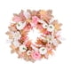thumbnail image 1 of Adorno colgante de pared, corona de cosecha, dalias artificiales, corona de otoño, corona Artificial de Halloween para porche de pared interior y, 1 of 9