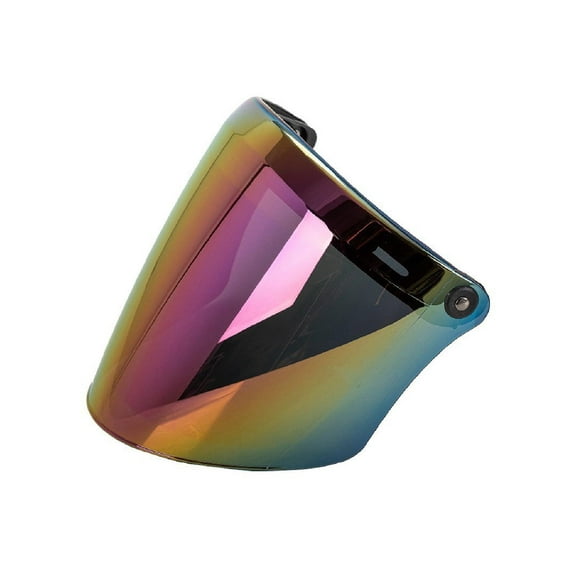 3/4 Open Face Helmet Visor for Sun Shade Protector for 3-snap Retro Motorcycle Helmet Accessories