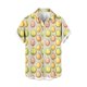 thumbnail image 2 of Blusa y camisa de manga corta con cuello vuelto para hombre, camisa informal de moda para hombre, camisa de manga corta con cuello vuelto, camisa de verano con botones, blusa de poliéster para hombre, 2 of 4