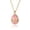 Pink, variant on Pendant Necklace, Enamel Zircon Egg Glamour Adjustable Lady Festival Chain, For Celebration Banquet Daily Casual Spring Party Dress Up