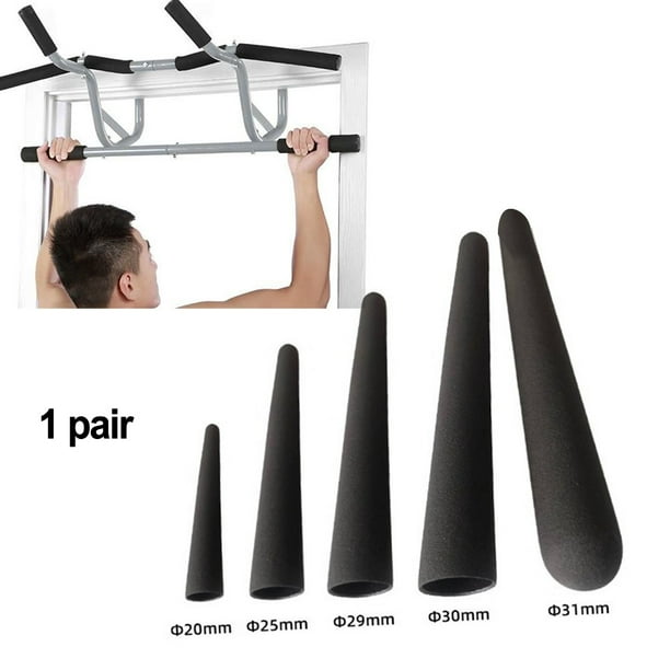 Poignées De Guidon Noires, Compatibles Tubes 25 Mm, Antidérapantes Et Durables Pour Vélo, Gym Ou Outils, Lot De 2