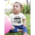 thumbnail image 2 of I Just Did 9 Months Inside T-Shirt Infant -Smartprints Designs,  12 Months, 2 of 4
