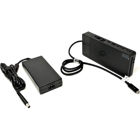 Restored Dell WD19TBS Dock 130W Power Delivery with 180w Power Adapter (Refurbished)