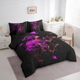 thumbnail image 3 of Castle Fairy Butterflies Rose Bedding Comforter Set,Valentine's Day Queen Bedding Sets, 3 of 8