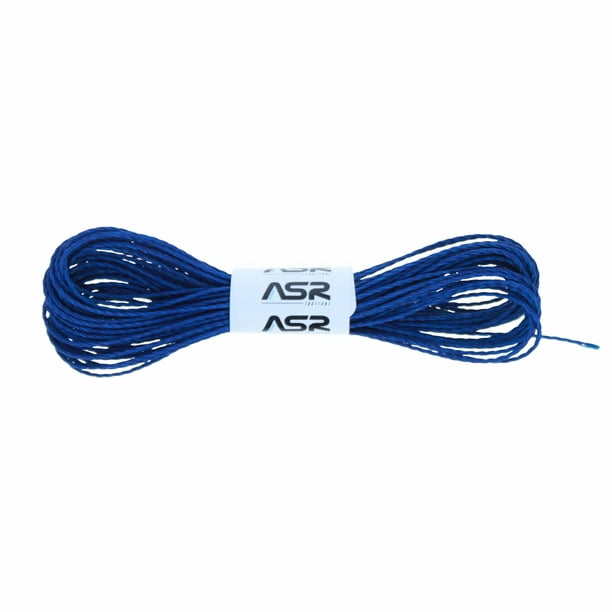 ASR Tactical Braided Kevlar 200lb Strength Survival Cord Rope - 100ft Blue  