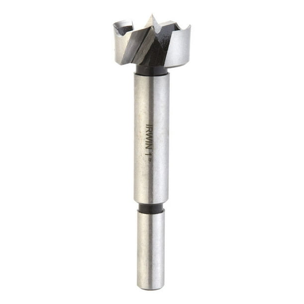 Irwin Marples 1 in. Dia. x 6 in. L Carbon Steel Forstner Drill Bit 3/8
