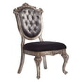 thumbnail image 4 of ACME Chantelle Side Chair (Set-2) in Silver Gray SilkLike Fabric & Platinum, 4 of 8