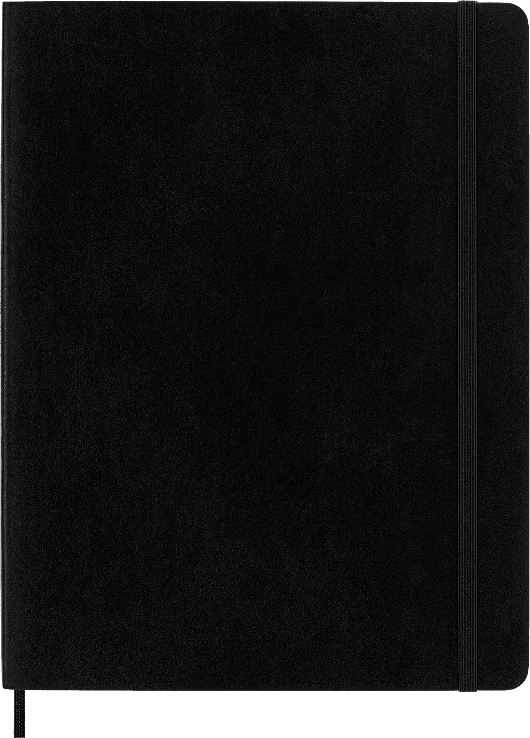Moleskine Classic Notebook, Soft Cover, XL (7.5" x 9.75"), Plain, Black