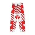 thumbnail image 4 of Xecao Maple Leaves1 Men's Straight Lounge Pajama Pants: The Ultimate in Comfortable Sleepwear, 4 of 9