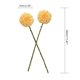 thumbnail image 4 of Ramo de 10 flores artificiales de crisantemo en forma de bola, regalo para personas importantes, moral gloriosa para el hogar, la oficina, la cafetería, la decoración de fiestas y bodas (amarillo), 4 of 5