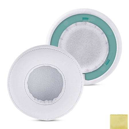 Geekria QuickFit Replacement Ear Pads for Monster Beats Pro Detox Headphones Ear Cushions Repair Parts (White)
