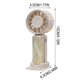thumbnail image 2 of CaiYueKe USB Rechargeable Handheld Fan Portable Mini Fan High Speed Quiet Personal Desk Fan Battery Operated Cooling Fan for Travel Office Home Outdoor Summer, 2 of 8