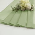 thumbnail image 5 of MKHILL 42x54" Sheer Curtains Light Green 2 Panels Set, 54 Inch Short Voile Drapes for Kitchen Bathroom Small Window, Rod Pocket Window Panels, Each 42" W x 54" L, 5 of 8