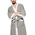 thumbnail image 6 of Viikei Robes for Men,Viikei Mens Robes,Warm Soft Plush Mens Robe with Hood,Plus Size Plus Thick Robe for Men with Side Pocket and Belt,Bathrobes for Men Gifts, 6 of 7